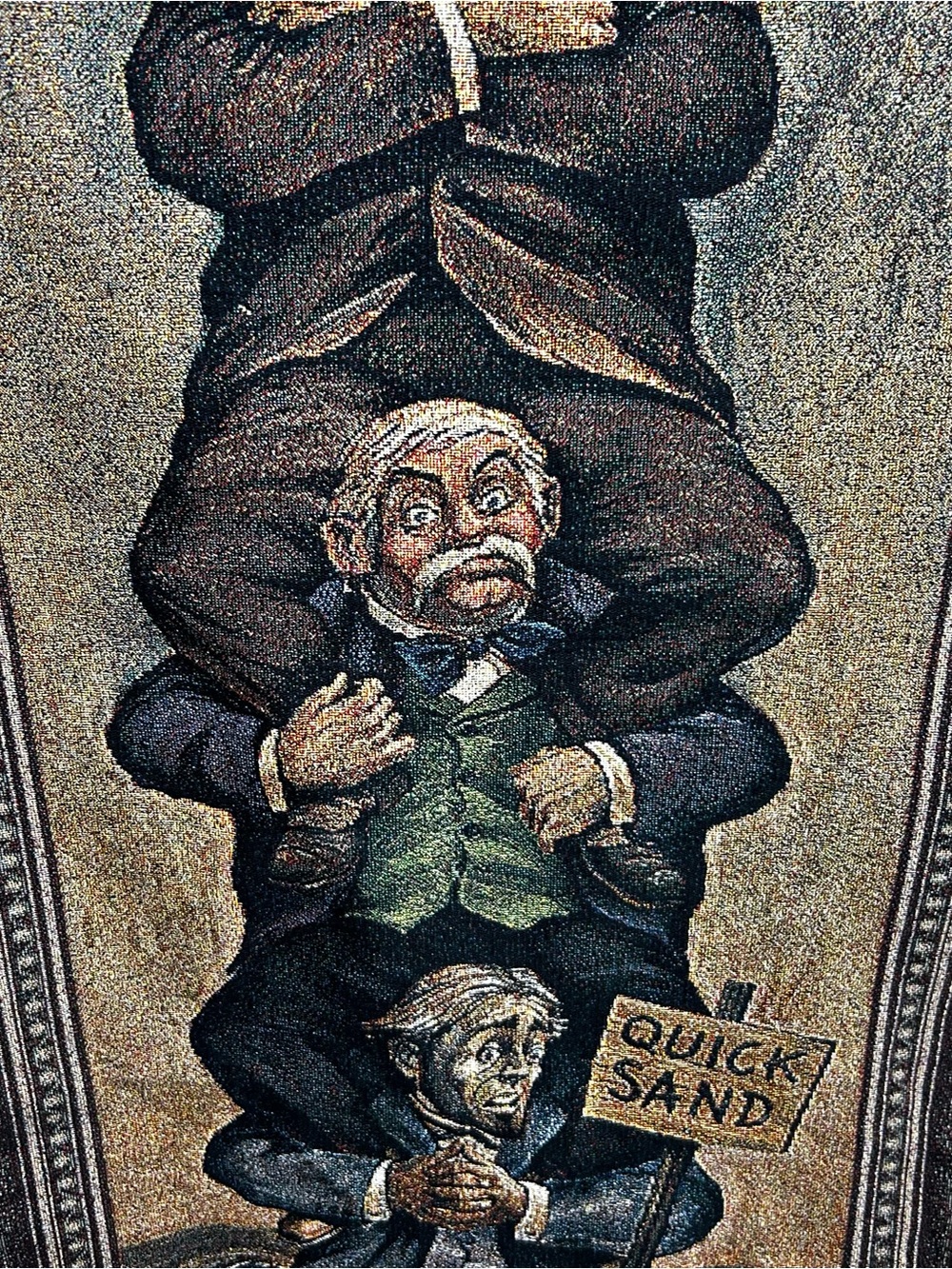 Disney Haunted Mansion "Quicksand" stretching room wall tapestry 999 - Picture 4 of 10